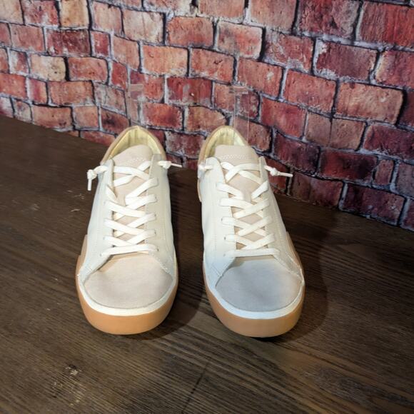 Dolce Vita Zina Court Sneaker Rose Gold Platform Suede Leather Size 9 - Picture 2 of 8